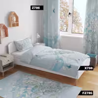 روتختی طرح گل بهاری کد 786