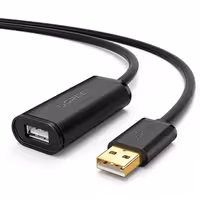 کابل افزایش طول USB20 یوگرین مدل UGREEN US121-10324 طول 20 متر