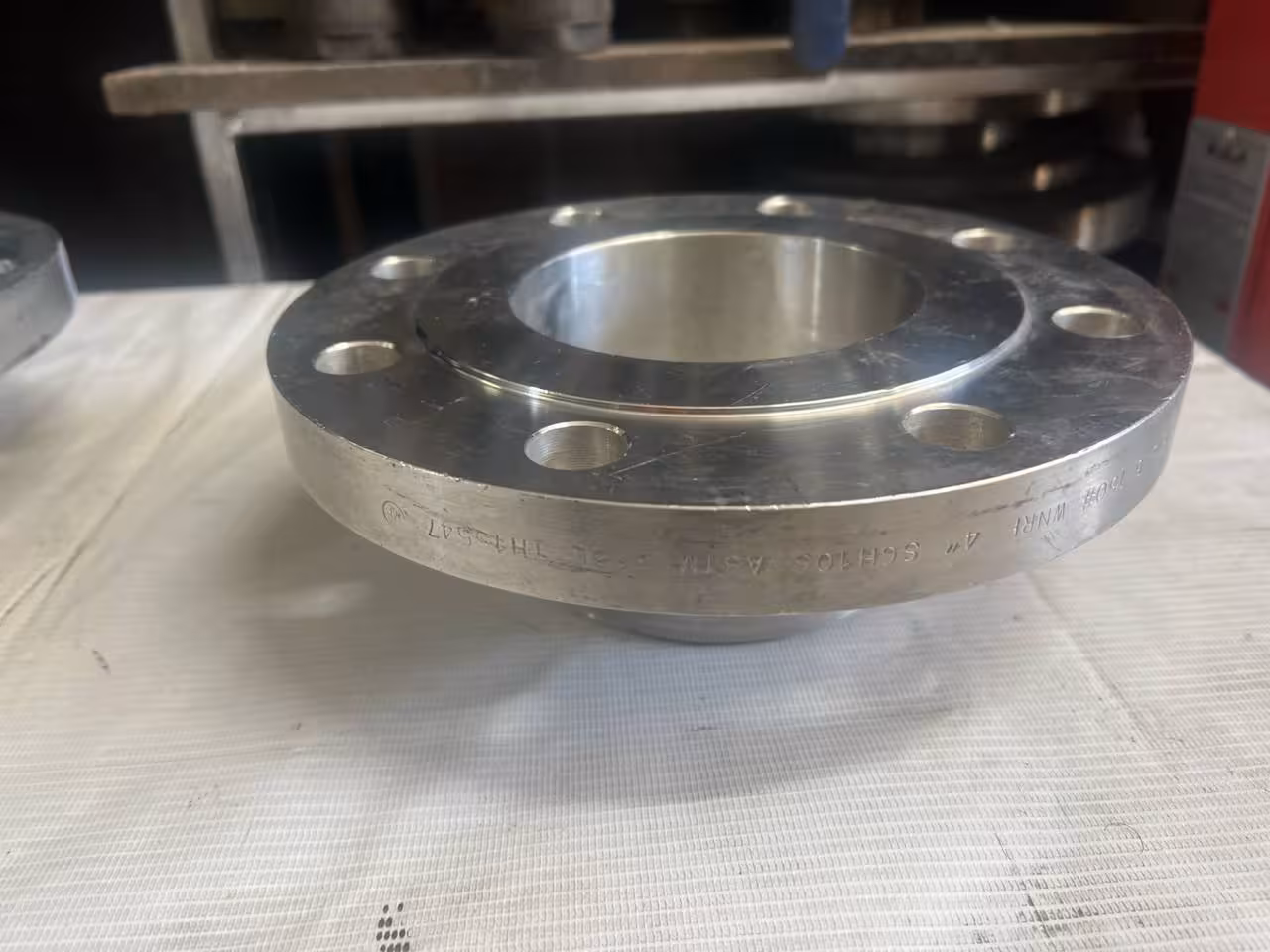 فلنج گلودار 4 اینج کلاس 150 رده 10 اس NACE از جنس SA182F316/316L