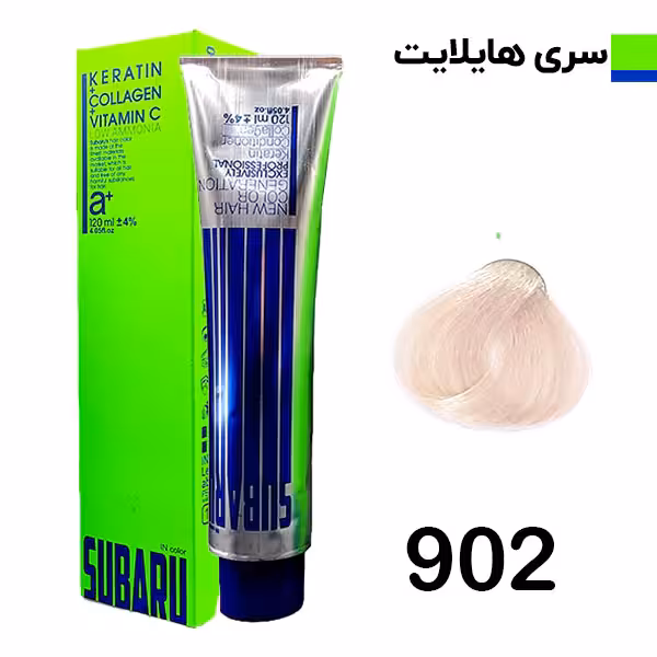 رنگ مو فانتزی طلایی سوبارو شماره 902