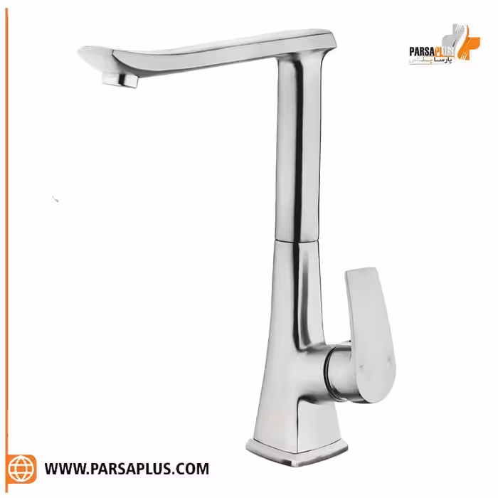 شیر آشپزخانه دوان مدل تریفا کروم مات