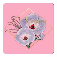مگنت طرح نقاشی گل کد NIM177