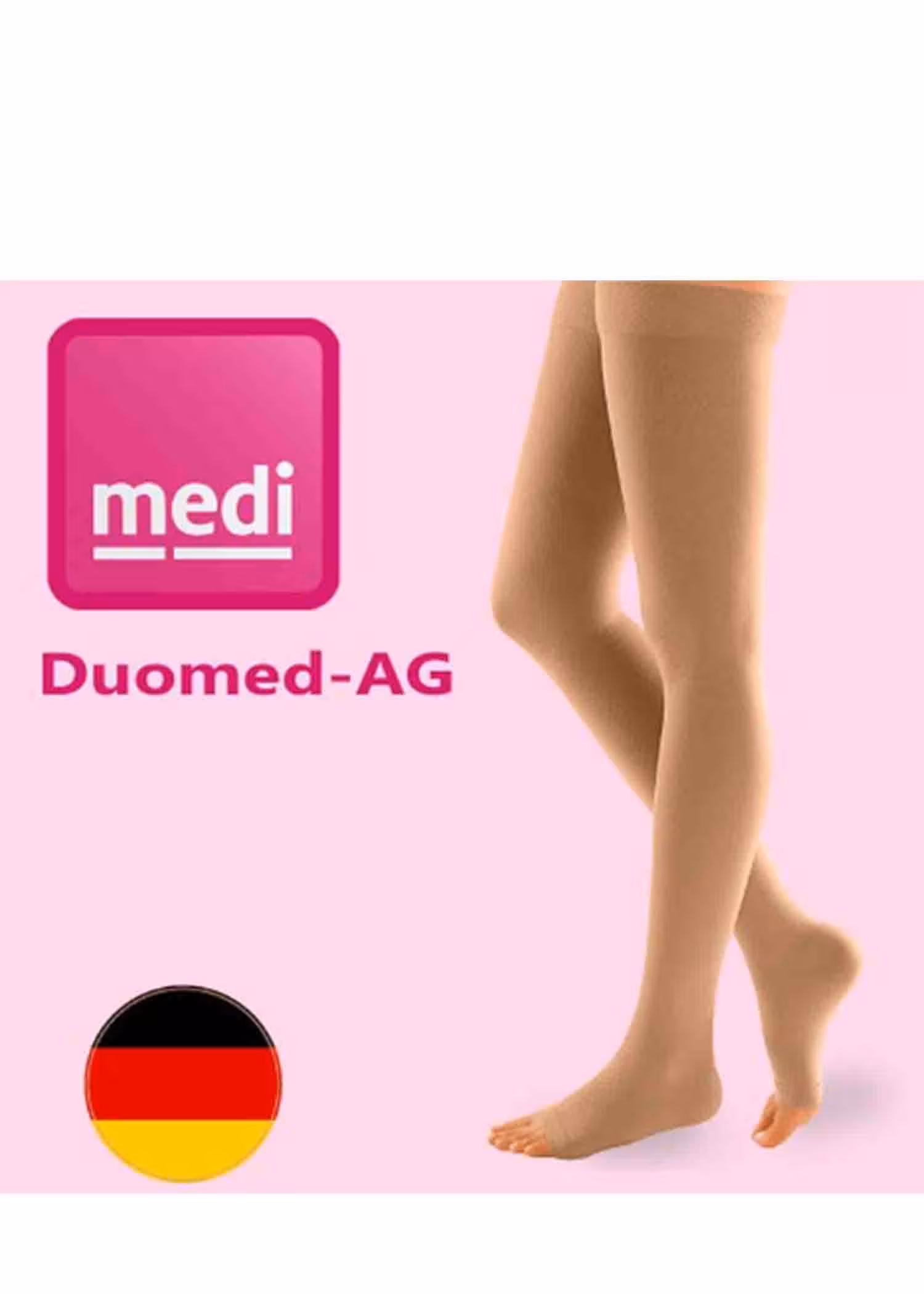 جوراب واریس بالای زانو مدی مدل Duomed-AG