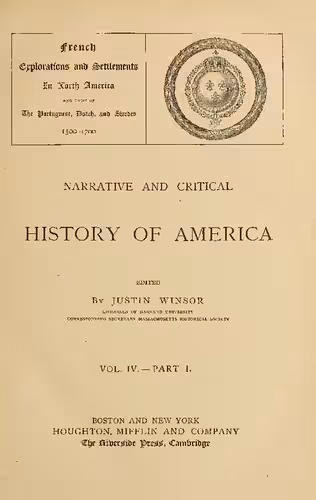 خرید و دانلود نسخه کامل کتاب Narrative and Critical History of America