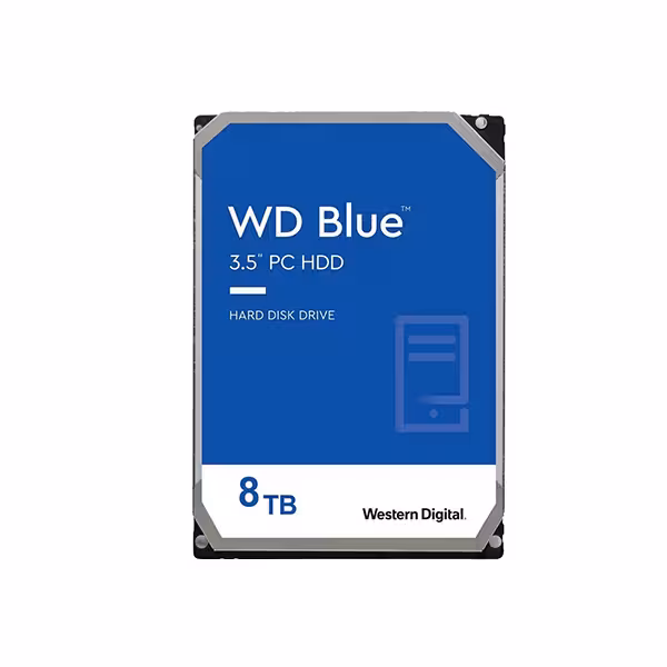 هارد اینترنال 3.5 اینچ وسترن دیجیتال آبی مدل WD80EAZZ ظرفیت 8 ترابایت