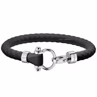 دستبند امگا مشکی رابر (کیفیت مستر)