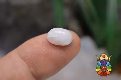 سنگ ماه رنگین کمانی(لابرادوریت سفید)