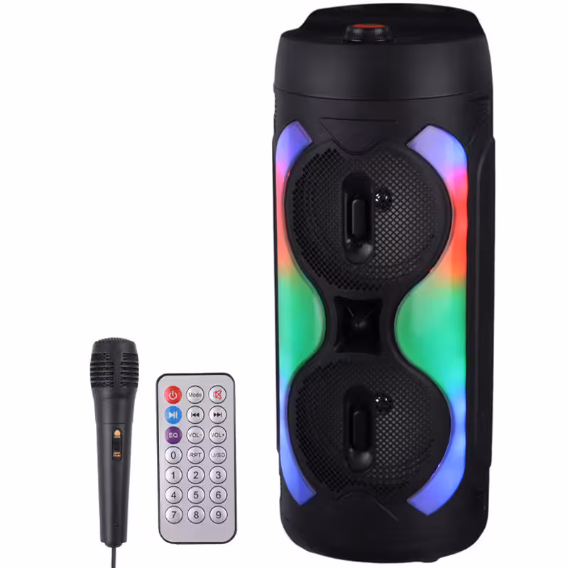 اسپیکر بی سیم قابل حمل Sing-E مدل ZQS6232 همراه با میکروفون و کنترل