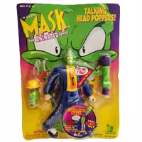 فیگور شخصیت ماسک (The Mask) با لباس آبی و طرح جیم کری