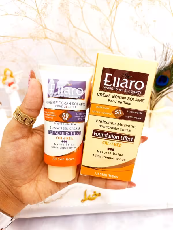 ضد آفتاب رنگی الارو SPF 50 مدل Oil free اورجینال