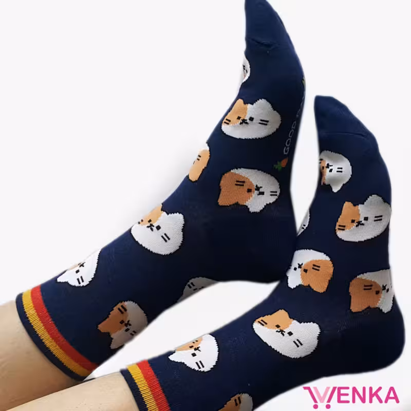 جوراب نیم ساق کد 3527