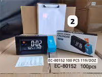 ساعت و دماسنج لیزی  کد EC -801520