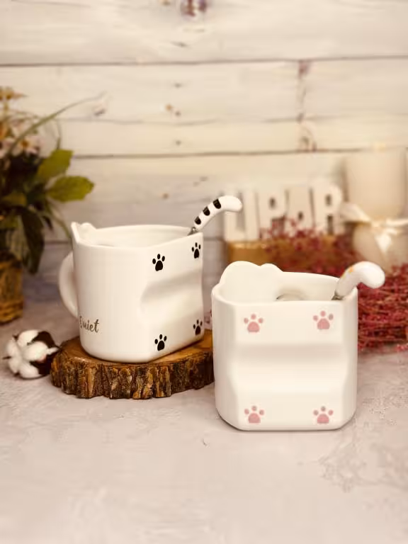 ماگ طرح گربه خوابیده کد 2768