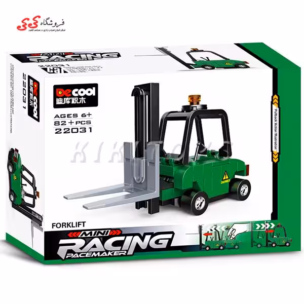 لگو لیفتراک تکنیکالFORKLIFT عقب کش DECOOOL 22031