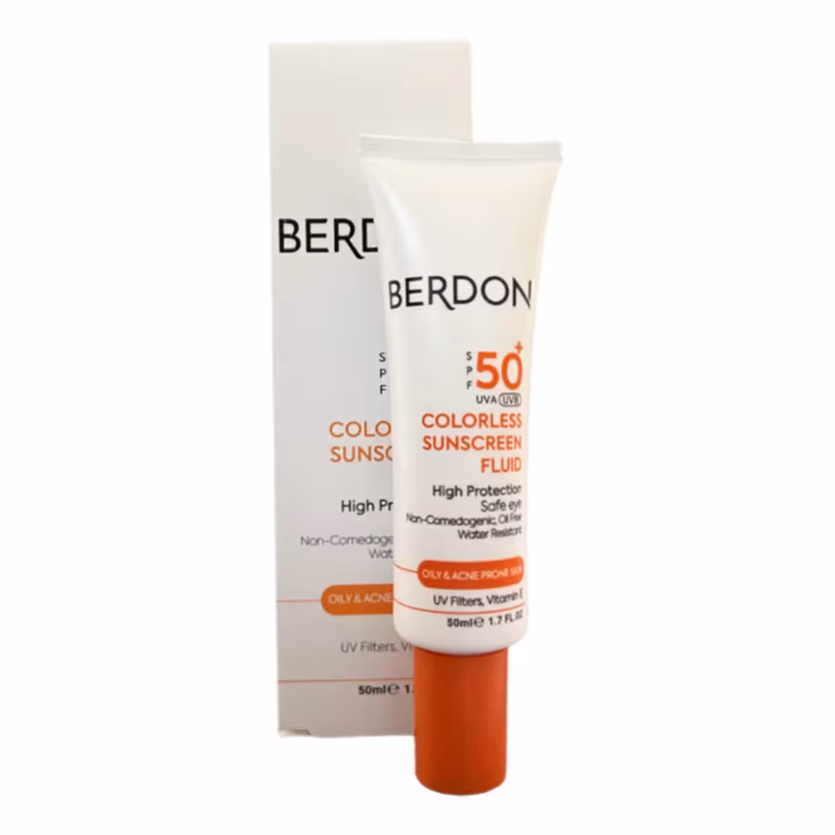 کرم ضد آفتاب بی رنگ پوست چرب و آکنه ای ـ Colorless Sunscreen Fluid For Oily And Acne Prone Skin ـ بردن