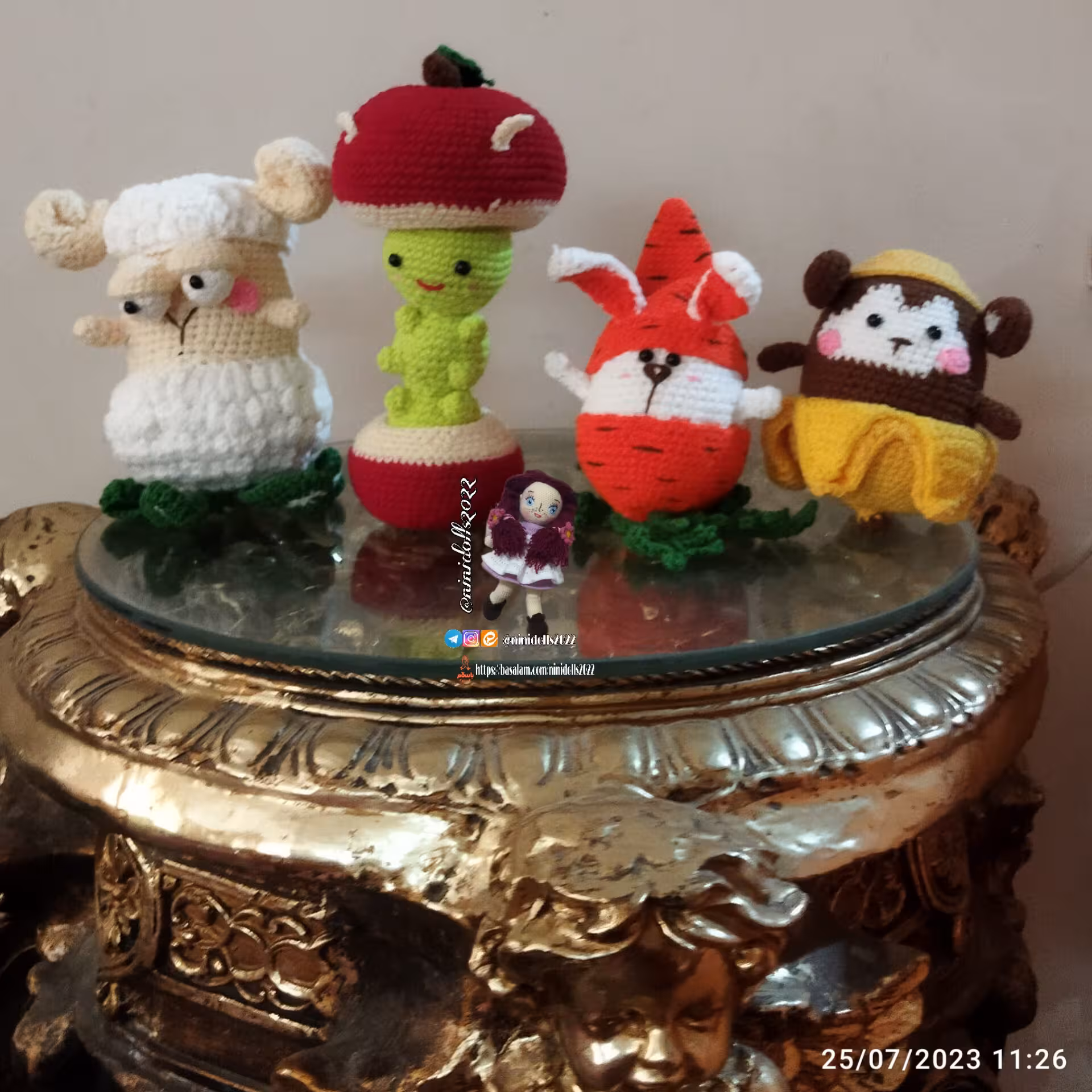 دکوری های خوشمزه بافتنی 