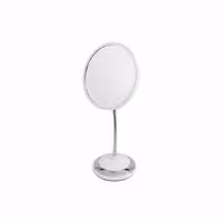 آیینه پایه فنری رومیزی آرایشی با زوم 6 اینچ مدل گرد | Round Spring-Based Desktop Makeup Mirror 6x Zoom