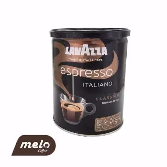 قهوه لاوازا قوطی مشکی مدل Espresso (250 گرمی)
