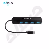 هاب USB3.0 چهار پورت X-NOVA با سری Type-C مدل X940