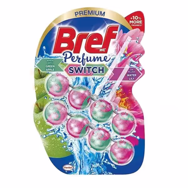 مشخصات، خرید و قیمت خوشبو کننده توالت فرنگی برف با رایحه سیب سبز و نیلوفر آبی بسته 8 عددی ⭐️ ویان مارکت