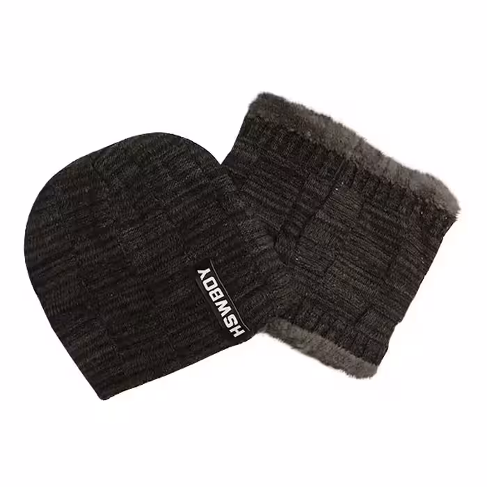 ست کلاه و شال گردن بافتنی مدل 12