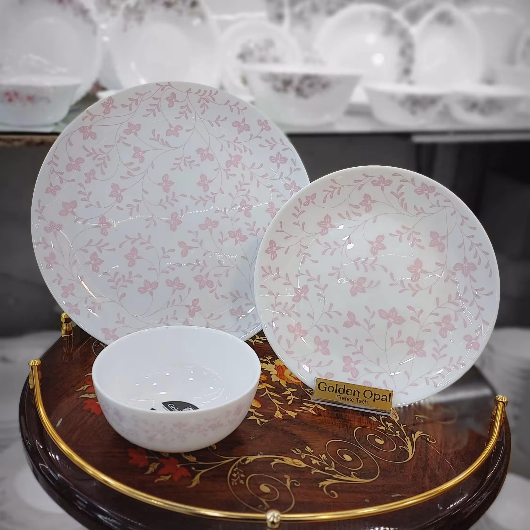 سرویس آرکوپال26 پارچه  گلریز صورتی ارسال رایگان