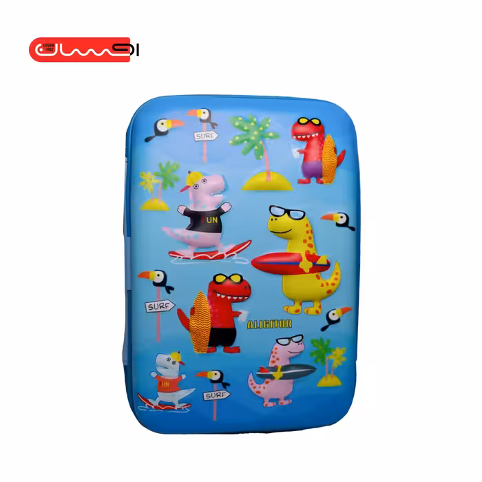 جامدادی کتابی بزرگ LIGHT STAR مدل دایناسور کد 10 – 801