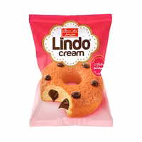 دونات کیک لیندو کرم شیرین عسل 50 گرمی