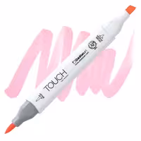 ماژیک طراحی دو سر تاچ (بدنه سفید) کد R18