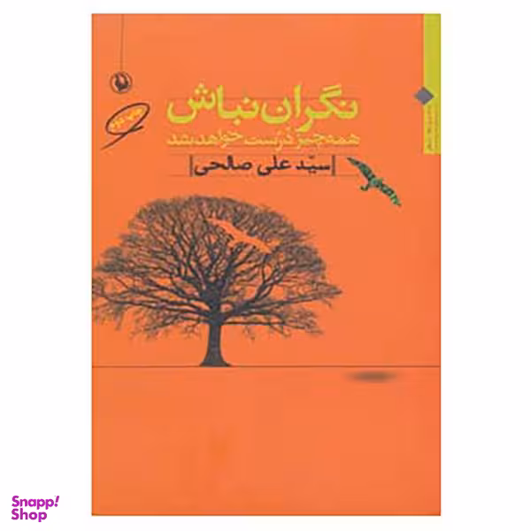 کتاب نگران نباش همه چیز درست خواهد شد اثر سید علی صالحی انتشارات مروارید
