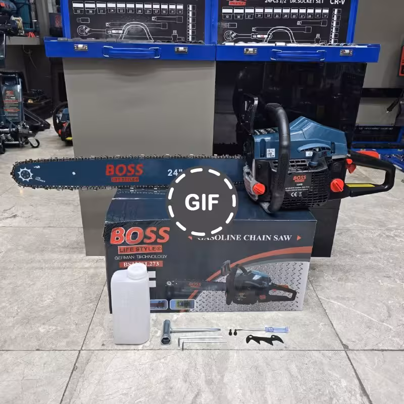 اره زنجیری بنزینی 60 سانت باس مدل CHn55