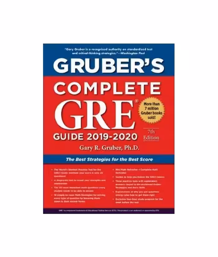 Gruber&#039;s Complete GRE Guide 2019-2020 گروبرز کامپلیت جی ار ای گاید