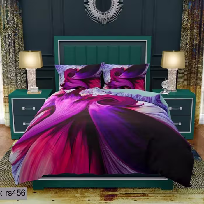 سرویس روتختی 2 نفره تنسل چاپی برندترک لند(Turk Land) rs 456