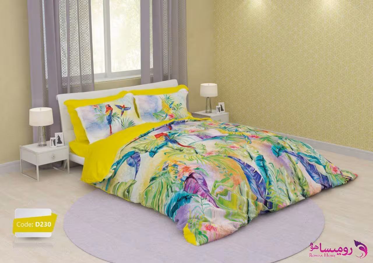 قیمت و خرید سرویس روتختی طرح هاوایی دو نفره برند ترکسان کد d230