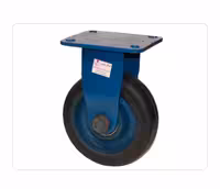 چرخ چدنی فوق سنگین لاستیکی آبی ثابت 250  ‎قیمت عمده با درصد تخفیف خوب تماس بگیرید)