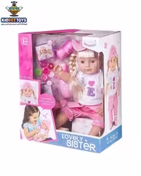 عروسک وارم بیبی مودار با وسایل