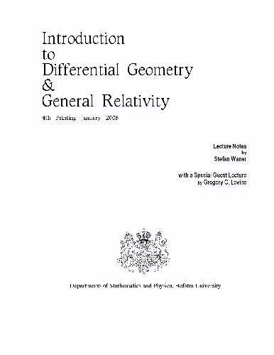 خرید و دانلود نسخه کامل کتاب Intro to Differential Geometry and General Relativity