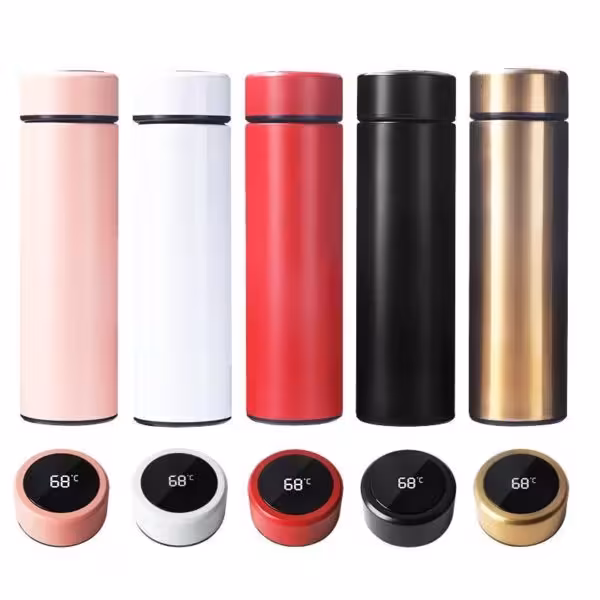 فلاسک هوشمند دماسنج دار smart cup