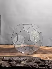 قیمت و خرید شیشه تراریوم طرح توپ سبز 40 Cm