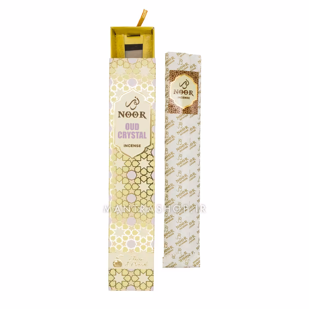 عود دست ساز هندی Crystal برند Noor بسته 15 گرمی