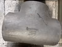 سه راه 6 اینچ دابلکس رده 120S مساوی  از جنس  A 815 / S31803