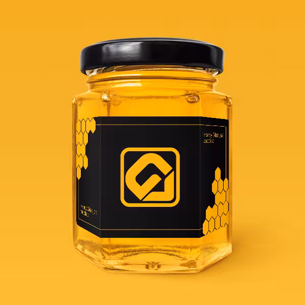 دانلود موکاپ شیشه عسل به صورت لایه باز برای فتوشاپ PSD