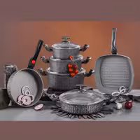 سرویس 10 پارچه اویز پلاس مدل السا (طوسی)