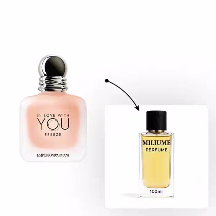 اسانس عطر Giorgio Armani In Love With You Freeze برند Givaudan - کد 2463 - جورجیو آرمانی این لاو ویت یو فریز 100ML - میلیوم پرفیوم