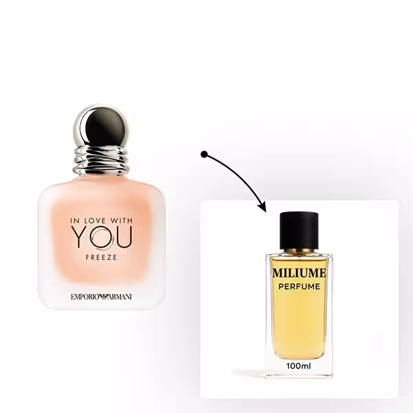 اسانس عطر Giorgio Armani In Love With You Freeze برند Givaudan - کد 2463 - جورجیو آرمانی این لاو ویت یو فریز 100ML - میلیوم پرفیوم