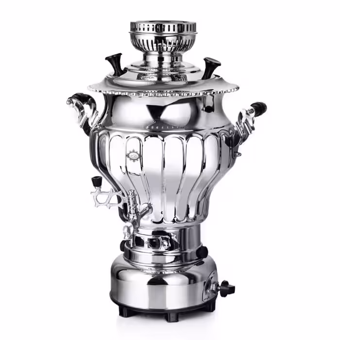 سماور گازسوز عالی نسب مدل نگار (ظرفیت 6 لیتر)