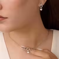 نیم ست مارک ژوپینگ طرح کارتیر(با زنجیر) SKU414