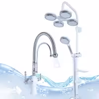 علم دوش هلی شاتی با شیرآلات شیرظرفشویی دومنظوره