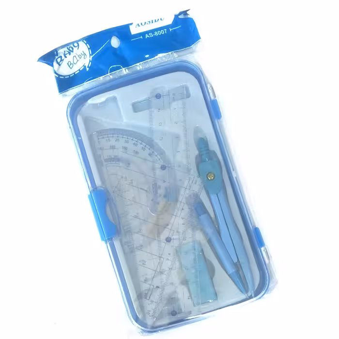 ست پرگار نقاله گونیا،پرگار، گونیا، نقاله، یک عددی 