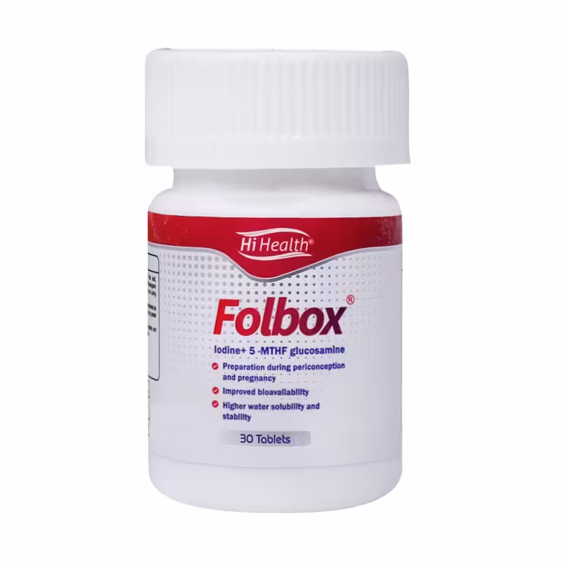 قرص فول باکس های هلث 30 عدد | Hi Health Folbox